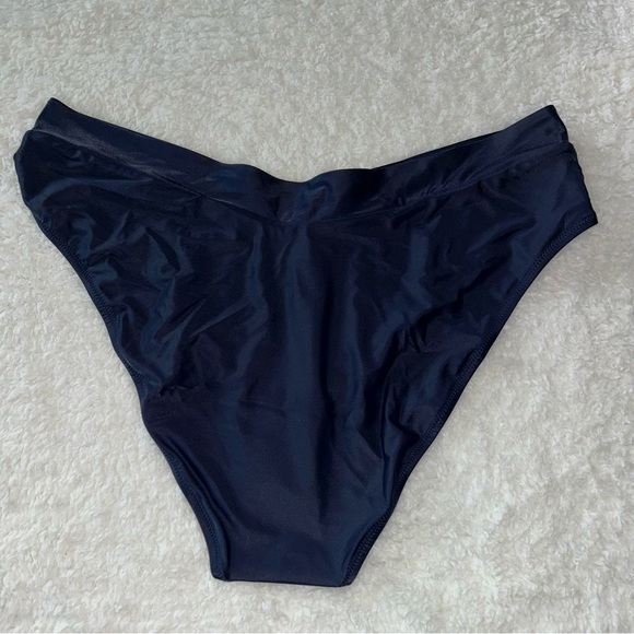 J. Crew Navy Blue Bikini Bottoms Size 2X NWT - Picture 2 of 6